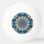 Blue Chakra Kaleidoskop Thunder_Cove Tischtennisball (Rückseite)
