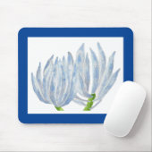 Blue Chalk Sticks auf einem Mauspad (Mit Mouse)