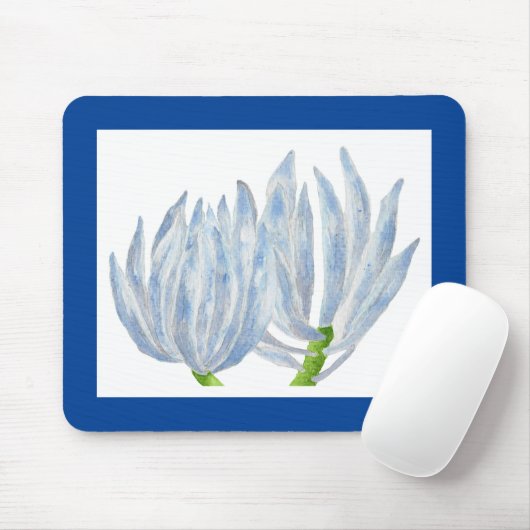 Blue Chalk Sticks auf einem Mauspad (Mit Mouse)