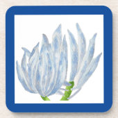 Blue Chalk Sticks auf einem Untersetzer-Set Getränkeuntersetzer (Vorderseite)