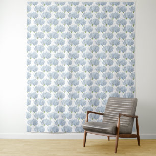 Blue Chalk Sticks auf Tapestry Wandteppich