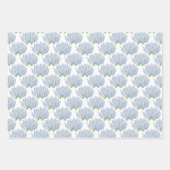 Blue Chalk Sticks auf Wrapping Paper Set Geschenkpapier Set (Vorderseite 3)