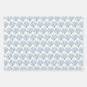 Blue Chalk Sticks auf Wrapping Paper Set Geschenkpapier Set (Vorderseite 2)