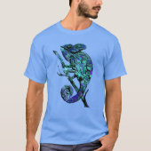 Blue Chameleon T-Shirt (Vorderseite)
