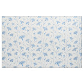 Blue Chamomile Fabric Stoff (Yard (91,4 cm))