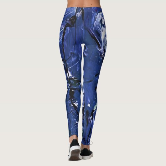 Blue Chaos Leggings (Rückseite)