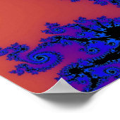 Blue Chaos Poster (Ecke)