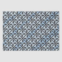 Blue Charter Oak Quilt Muster