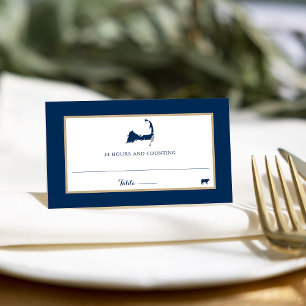 Blue Chatham Cape Cod Wedding Seating