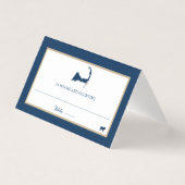 Blue Chatham Cape Cod Wedding Seating (Vorderseite)