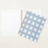 Blue Checkered Daisy pattern Planer (Anzeige)