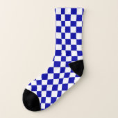 Blue Checkered Socken (Links - Außen)