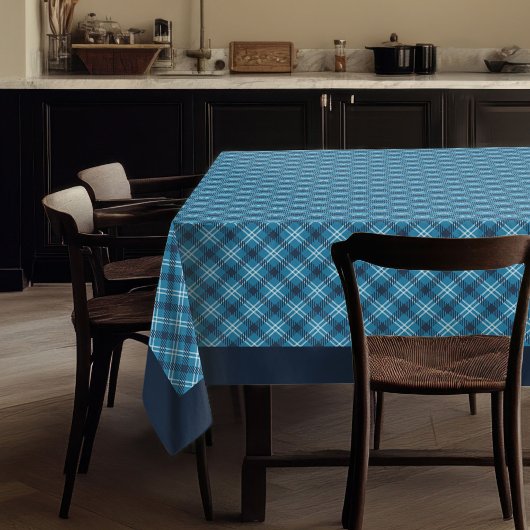 Blue Checkered Tablecloth Classic Tartan Country Tischdecke