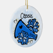 Blue Cheer Ornament Megaphone Pom Niedlich (Rechts)