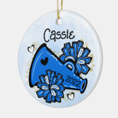 Blue Cheer Ornament Megaphone Pom Niedlich (Links)