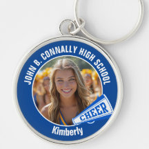 Blue Cheerleader Foto High School Spirit