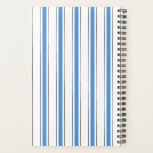 Blue Cheerleader Planner Planer (Rückseite)