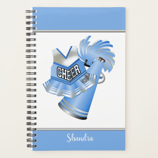Blue Cheerleader Planner Planer (Vorderseite)