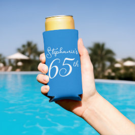 Blue Cheers to 65 Years 65. Geburtstagsparty Selters Dosenkühler
