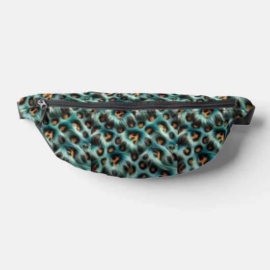 Blue Cheetah Print Bauchtasche (Ablage )