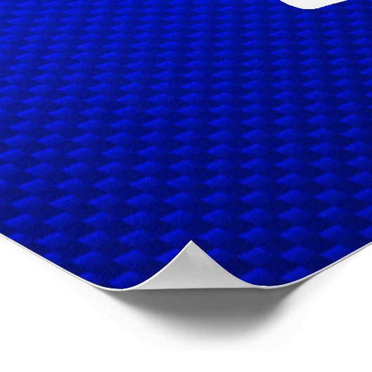 Blue Chemistry Poster (Ecke)