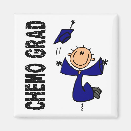 Blue CHEMO GRAD 1 (Doppelkrebs) Magnet (Vorne)