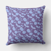 Blue Cherries Pillows Girl BedRoom Pillow Kissen (Rückseite)