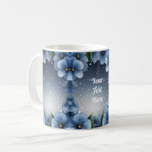 Blue Cherry Blossom Kaffeetasse