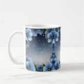 Blue Cherry Blossom Kaffeetasse (Links)