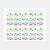 Blue Cherry Etiketten (Blatt)