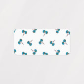 Blue Cherry Etiketten (Design 1)