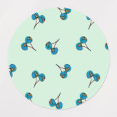 Blue Cherry Etiketten (Design 1)