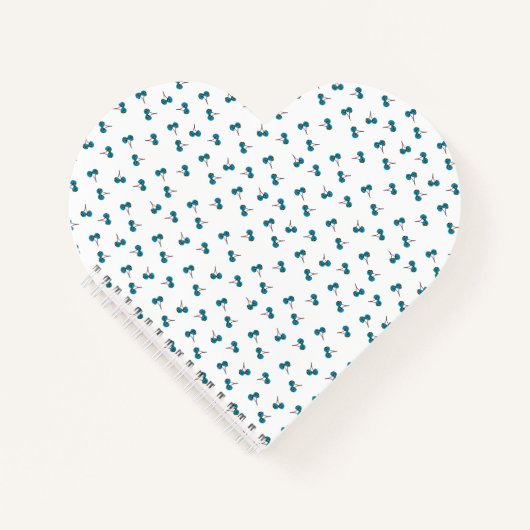 Blue Cherry Notizblock (Vorderseite)