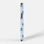 Blue Cherry Pattern Case-Mate iPhone-Hülle iPhone Hülle (Rechte Seite)
