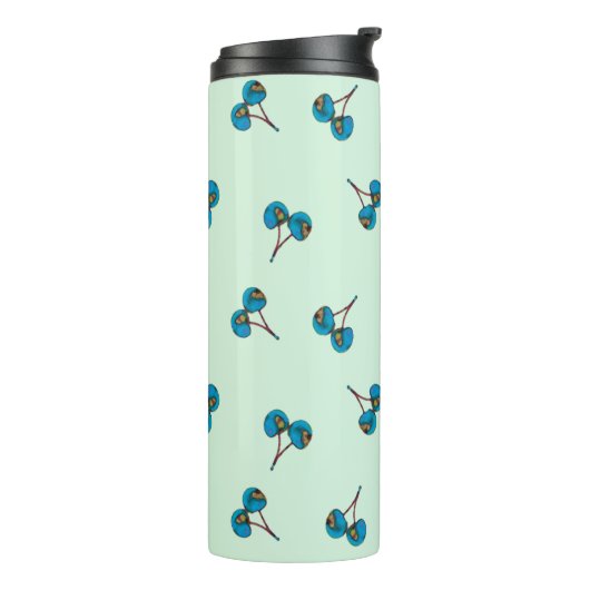 Blue Cherry Thermosbecher (Nach links gedreht)