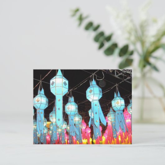 Blue Chiang Mai Postkarte (Stehend Vorderseite)