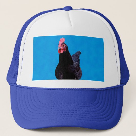 Blue Chicken Strut, Hat Truckerkappe (Vorderseite)