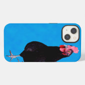 Blue Chicken Strut, iPhone 13 Hülle (Rückseite (Horizontal))