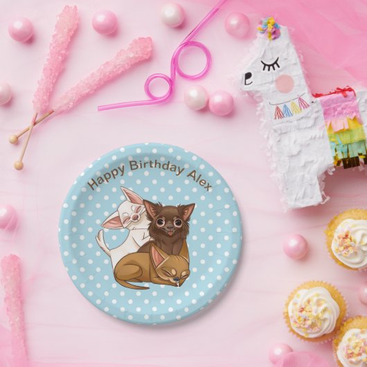 Blue Chihuahua Paper Teller (Party)