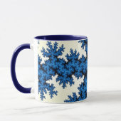 Blue China Snowflake Tasse (Links)