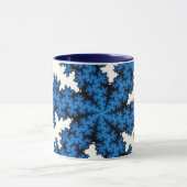 Blue China Snowflake Tasse (Zentrum)