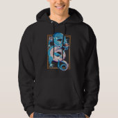 Blue Chinese Dragon Hoodie (Vorderseite)