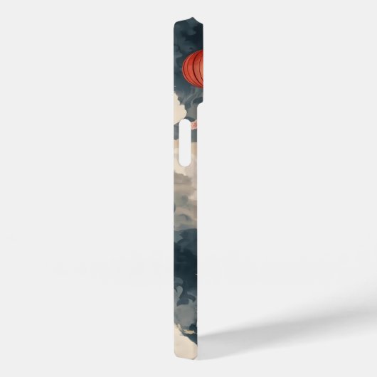 Blue Chinese Dragon Lanterns Case-Mate iPhone Hülle (Rückseite / Rechts)