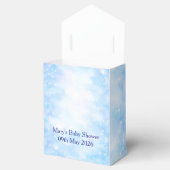 Blue Chinoiserie Baby Shower Favor Box Geschenkschachtel (Geöffnet)