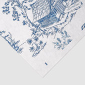 Blue Chinoiserie Blue Flow Decoupage Seidenpapier (Ausschnitt)