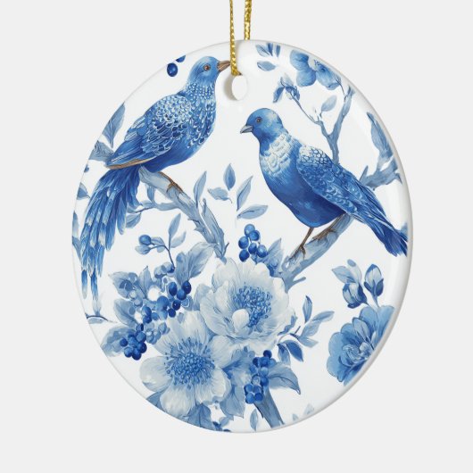 Blue Chinoiserie Christmas Ornament  (Links)