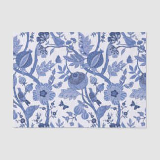 Blue Chinoiserie Design Seidenpapier