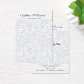 Blue Chinoiserie Floral Earring Display Card (Schreibtisch)