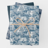 Blue Chinoiserie Geschenkpapier Set (Beispiel)