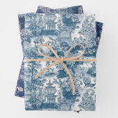 Blue Chinoiserie Geschenkpapier Set (Beispiel)